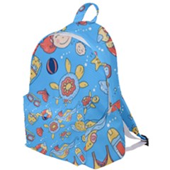 Hand Drawn Seamless Pattern Summer Time The Plain Backpack by BangZart