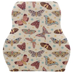 Pattern With Butterflies Moths Car Seat Velour Cushion  by BangZart