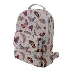 Pattern With Butterflies Moths Flap Pocket Backpack (large) by BangZart