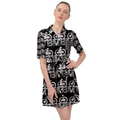 Mountain Bike - Mtb - Hardtail And Dirt Jump 2 Belted Shirt Dress by DinzDas