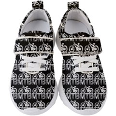 Mountain Bike - Mtb - Hardtail And Dirt Jump 2 Kids  Velcro Strap Shoes by DinzDas