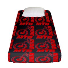 015 Mountain Bike - Mtb - Hardtail And Downhill Fitted Sheet (single Size) by DinzDas