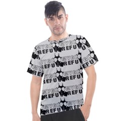 Gloomy Future  - Gas Mask And Pandemic Threat - Corona Times Men s Sport Top by DinzDas