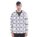 White And Nerdy - Computer Nerds And Geeks Men s Hooded Windbreaker View1
