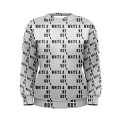 White And Nerdy - Computer Nerds And Geeks Women s Sweatshirt by DinzDas