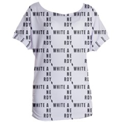White And Nerdy - Computer Nerds And Geeks Women s Oversized Tee by DinzDas