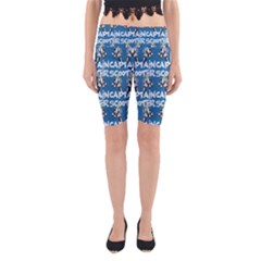 Scooter Captain - Moped And Scooter Riding Yoga Cropped Leggings by DinzDas