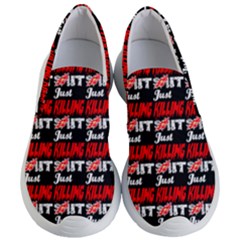 Just Killing It - Silly Toilet Stool Rocket Man Women s Lightweight Slip Ons by DinzDas
