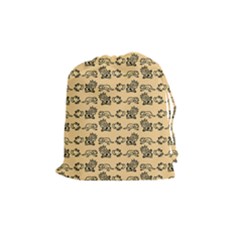 Inka Cultur Animal - Animals And Occult Religion Drawstring Pouch (medium) by DinzDas