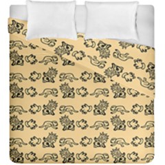 Inka Cultur Animal - Animals And Occult Religion Duvet Cover Double Side (king Size) by DinzDas