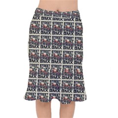 Bmx And Street Style - Urban Cycling Culture Short Mermaid Skirt by DinzDas
