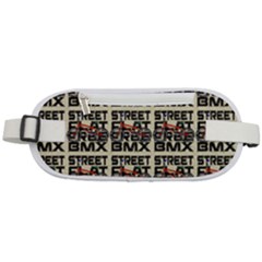 Bmx And Street Style - Urban Cycling Culture Rounded Waist Pouch by DinzDas