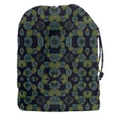 Modern Ornate Stylized Motif Print Drawstring Pouch (3xl) by dflcprintsclothing