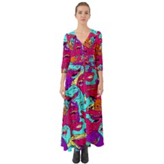 Dinos Button Up Boho Maxi Dress by Sobalvarro