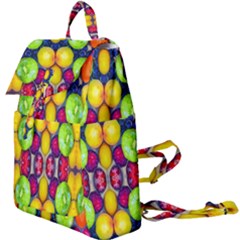 Fruits And Vegetables Pattern Buckle Everyday Backpack by dflcprintsclothing