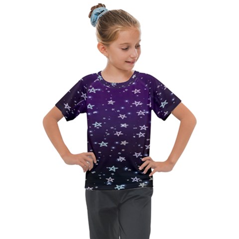 Stars Kids  Mesh Piece Tee by Sparkle