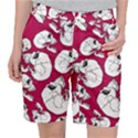 Terrible Frightening Seamless Pattern With Skull Pocket Shorts View1