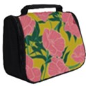 Pink Flower Seamless Pattern Full Print Travel Pouch (Big) View2