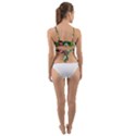 Pop Art Colorful Seamless Pattern Wrap Around Bikini Top View2