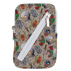 Tattoo Pattern Belt Pouch Bag (large) by Amaryn4rt