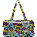 Comic Elements Colorful Seamless Pattern Multi Function Bag View2
