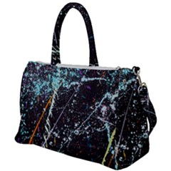 Abstract Colorful Texture Duffel Travel Bag by Amaryn4rt