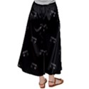 Vintage Car Motif Print Pattern Satin Palazzo Pants View2