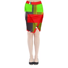 Serippy Midi Wrap Pencil Skirt by SERIPPY