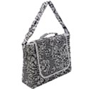 Vector-eclectic-fabric-seamless-pattern-animal-and-plaid-background-with-baroque-ornament Box Up Messenger Bag View2