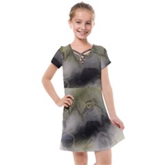 Wolf Evil Monster Kids  Cross Web Dress by HermanTelo