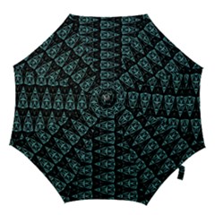 Digital Traingles Hook Handle Umbrellas (medium) by Sparkle