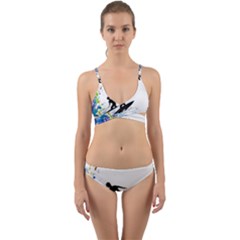 Nature Surfing Wrap Around Bikini Set by Sparkle