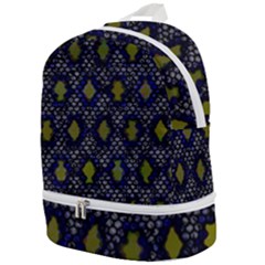 Color Abstract Cartoon Zip Bottom Backpack by Sparkle
