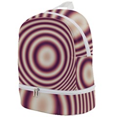 Strips Hole Zip Bottom Backpack by Sparkle