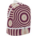 Strips Hole Zip Bottom Backpack View2