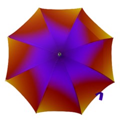 Violet Orange Hook Handle Umbrellas (small) by Sparkle
