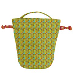 Lemon And Yellow Drawstring Bucket Bag by Sparkle