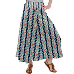 Geometry Colors Satin Palazzo Pants by Sparkle