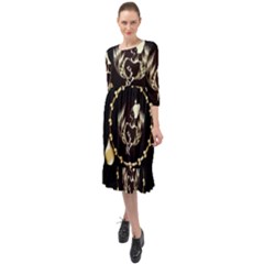 Img-1585062187612 Ruffle End Midi Chiffon Dress by SERIPPY