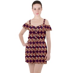 1562736744269 Ruffle Cut Out Chiffon Playsuit by SERIPPY