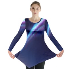 Light Fleeting Man s Sky Magic Long Sleeve Tunic  by Mariart