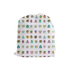 All The Aliens Teeny Drawstring Pouch (large) by ArtByAng