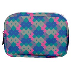 Geo Puzzle Make Up Pouch (small) by tmsartbazaar