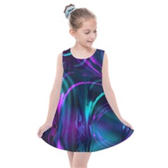 Drunk Vision Kids  Summer Dress by MRNStudios