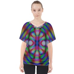 Carnivale V-neck Dolman Drape Top by Angelandspot