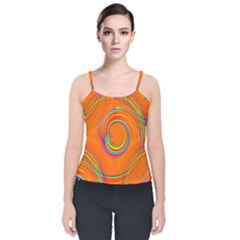  Twirl Velvet Spaghetti Strap Top by Angelandspot