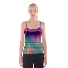 Glitch Spaghetti Strap Top by Angelandspot