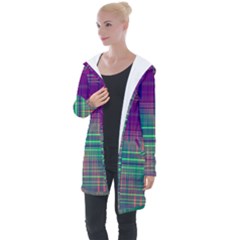 Glitch Longline Hooded Cardigan by Angelandspot