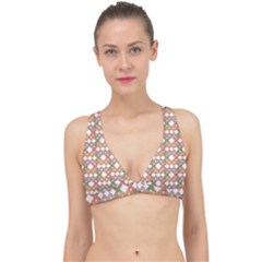 Squares And Diamonds Classic Banded Bikini Top by tmsartbazaar