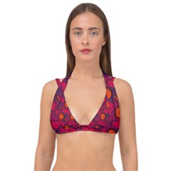 Abstract Camo Double Strap Halter Bikini Top by tmsartbazaar